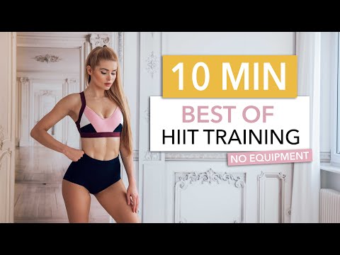 10 MIN BEST OF HIIT – a compilation of the best parts of my HIIT workouts – INTENSE I Pamela Reif