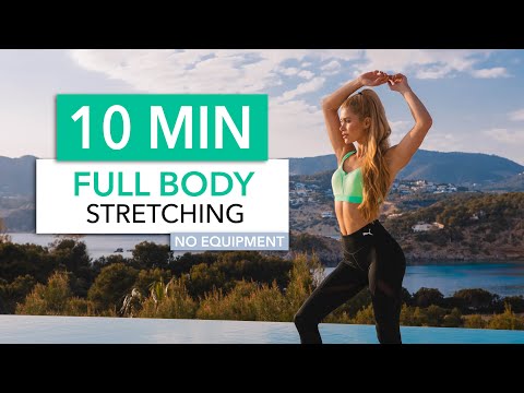 10 MIN FULL BODY STRETCHING – to end your workout, for tight muscles & flexibility I Pamela Reif