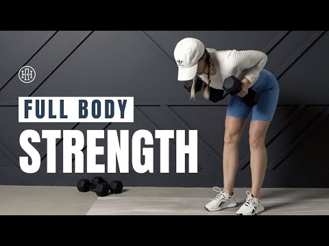 Full Body STRENGTH Workout // Low Impact + Dumbbells Only