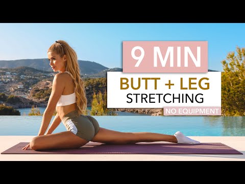 9 MIN BUTT + LEG STRETCH – for everyone training booty & legs regularly I Pamela Reif