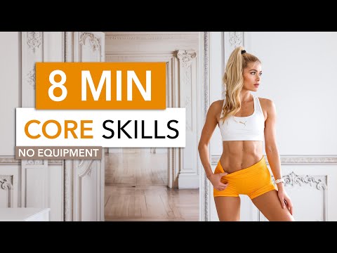 8 MIN CORE SKILLS – not the classic ab workout, very intense I Pamela Reif