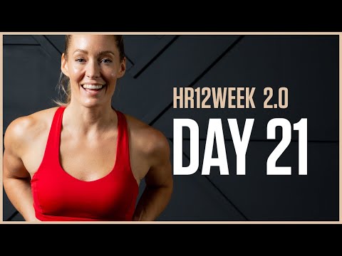 Chest & Shoulders SUPERSETS Workout // Day 21 HR12WEEK 2.0