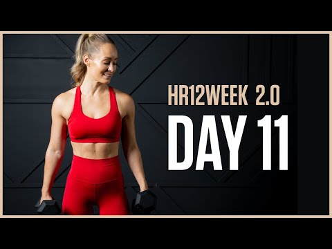 Sculpted Back & Biceps Workout // Day 11 HR12WEEK 2.0
