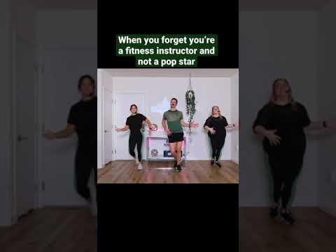 Fitness Instructor starts singing in the middle of class
