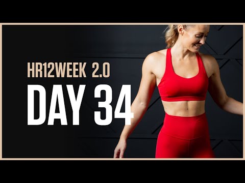 NO REPEATS Workout: Cardio, Core & Booty // Day 34 HR12WEEK 2.0