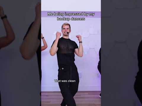 Me being impressed by my backup dancers
