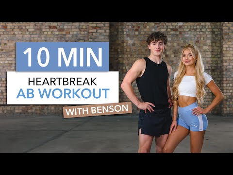10 MIN HEARTBREAK AB WORKOUT – with Benson Boone, love & heartbreak songs I Pamela Reif