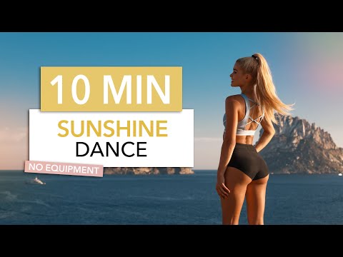 10 MIN SUNSHINE DANCE – happy, sexy, festival vibes & lots of shaking I Dance Workout