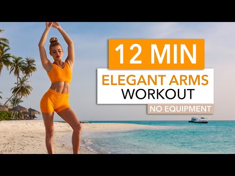 12 MIN ELEGANT ARMS WORKOUT – Chill Version, for toned arms & a straight posture I Pilates inspired