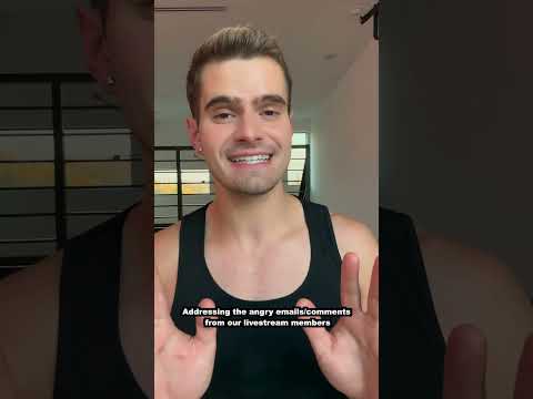 addressing the angry messages from our livestream members