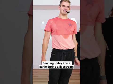 Sending @Haley Jordan into a PANIC on livestream