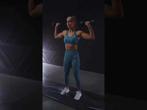 How To Do A Dumbbell Shoulder Press #shorts
