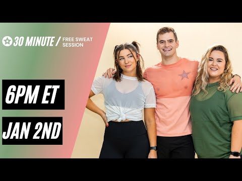 FREE January 2nd 30 Minute Sweat Session | DAY 2 – January Challenge