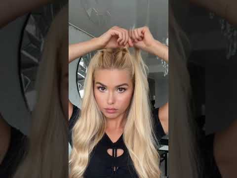 Loop Hair Tutorial – you could use a simple clip.. or you can LOOP IT 😮‍💨😂 #pamelareif #hairstyle