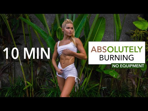 10 MIN ABS(OLUTELY) BURNING – very intense sixpack workout I for obliques, lower & upper abs