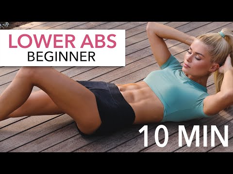 10 MIN LOWER AB WORKOUT – Beginner, with Medium Options I Pamela Reif