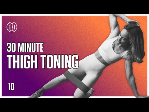 30 MIN Toned Thighs // HR12WEEK EXPRESS : Day 10