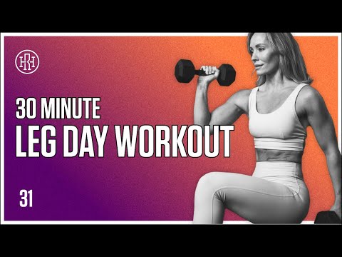 30 MIN Leg Day Workout // HR12WEEK EXPRESS : Day 31