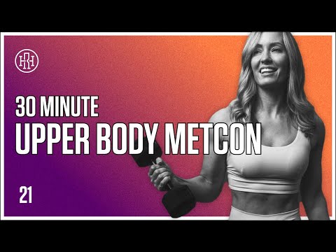 30 MIN Upper Body METCON Workout / HR12WEEK EXPRESS : Day 21