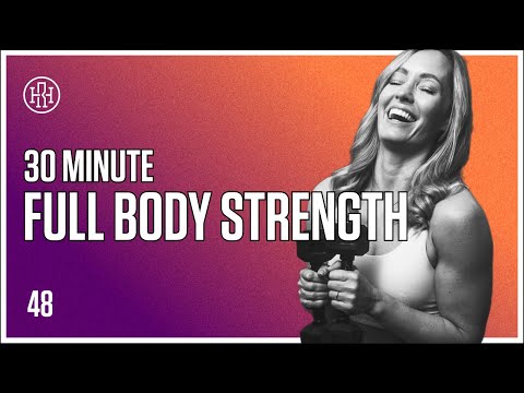 30 MIN Full Body Strength / HR12WEEK EXPRESS : Day 48