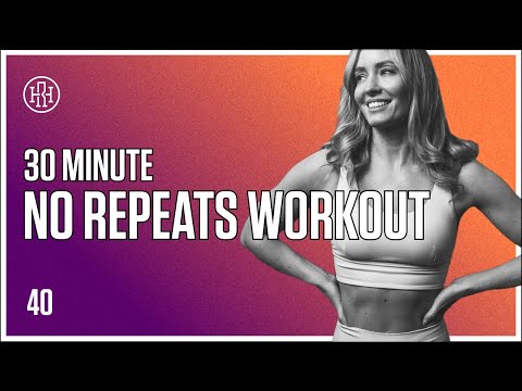 30 MIN No Repeats Metcon / HR12WEEK EXPRESS : Day 40