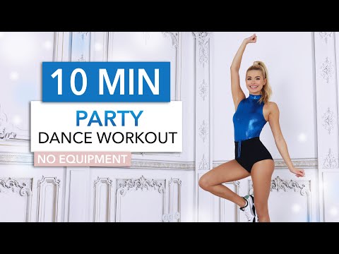 10 MIN PARTY DANCE WORKOUT – fun cardio on pop music I Pamela Reif