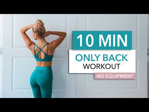 10 MIN ONLY BACK – Bodyweight Workout, on the floor – maximum focus on back muscles I No Equipment