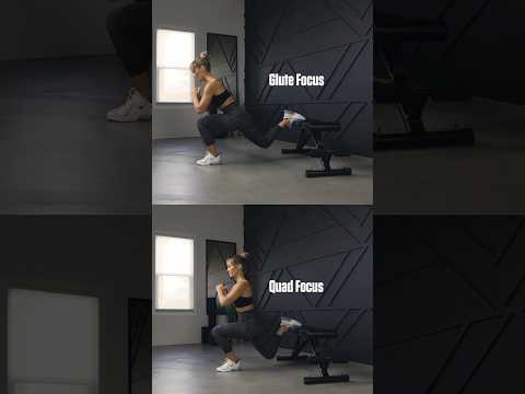 Bulgarian Split Squat: Quads vs Glutes & Hamstrings (read more in description!)