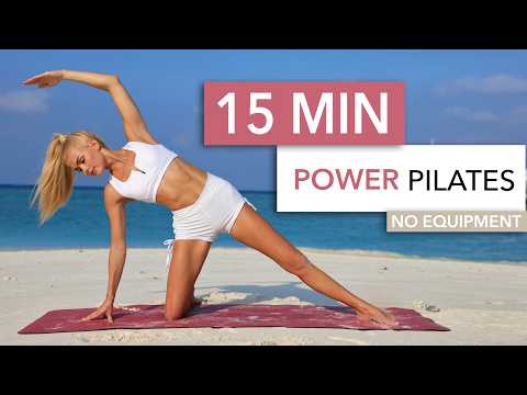 15 MIN POWER PILATES – this is a proper workout, my personal favorite / floor only, knee friendly