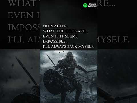 I’LL ALWAYS BACK MYSELF! No matter what!