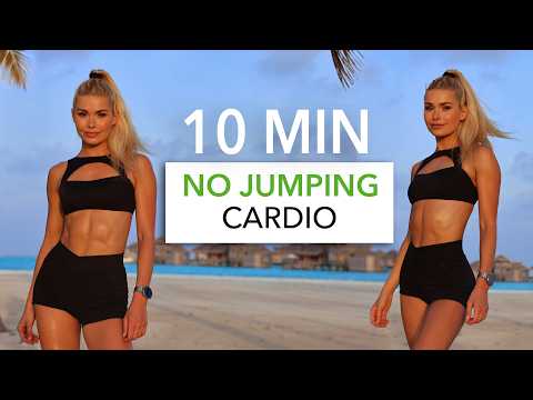 10 MIN NO JUMPING CARDIO – easy to follow, suitable for all levels