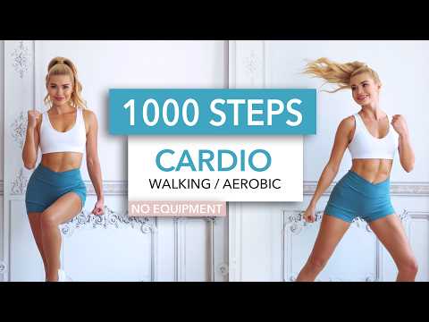 1000 STEPS CARDIO – ON THE BEAT – walk the calories away I fast, fun + sweaty