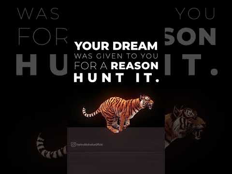 YOUR DREAM was given to you for a REASON. DO NOT GIVE UP.