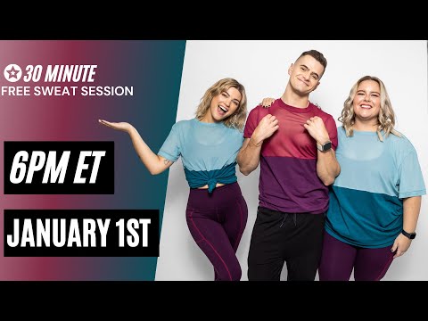 JANUARY 1st FREE 30 MINUTE Sweat Session