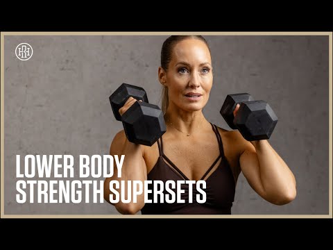 40MIN Lower Body Strength Supersets // Day 6: HR12WEEK 5.0