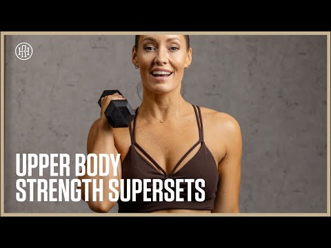 40MIN Upper Body Strength Supersets // Day 7: HR12WEEK 5.0