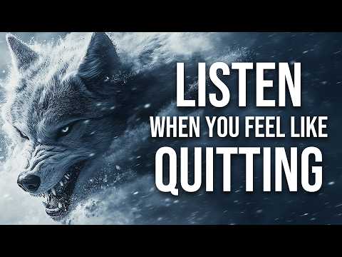 LISTEN when you FEEL like QUITTING! 🔥 (Official Lyric Video – WOLF IN THE WIND) 🐺