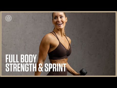37MIN Full Body Strength + Sprint // Day 45: HR12WEEK 5.0