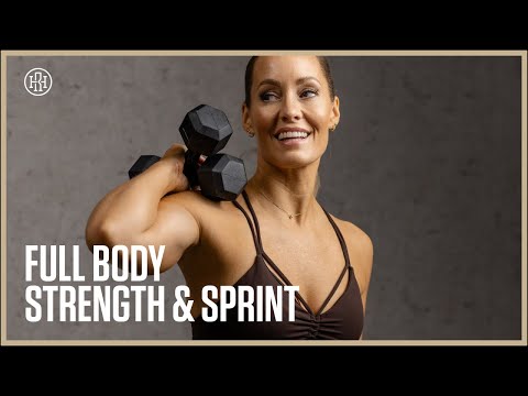 38MIN Full Body Strength + Sprint // Day 55: HR12WEEK 5.0