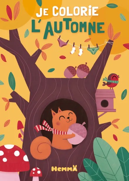 Activités d'Automne pour Enfants : Livres et Créativité je colorie l’automne