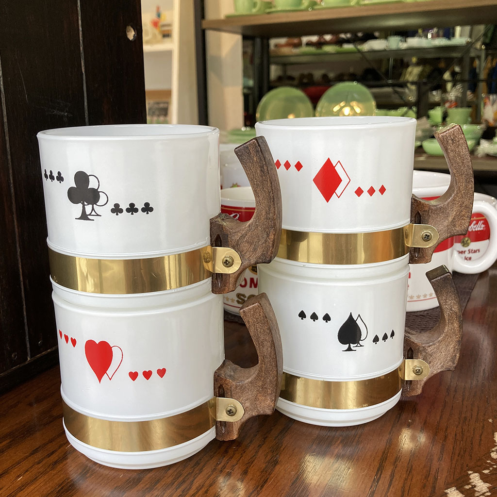 1960年代siesta ware トランプ柄マグ「ブリッジシリーズ」入荷 1960年代siesta ware トランプ柄マグ「ブリッジシリーズ」入荷