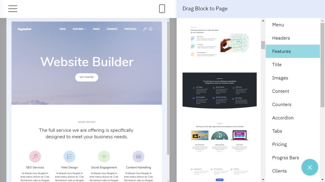 Best open source website design maker app