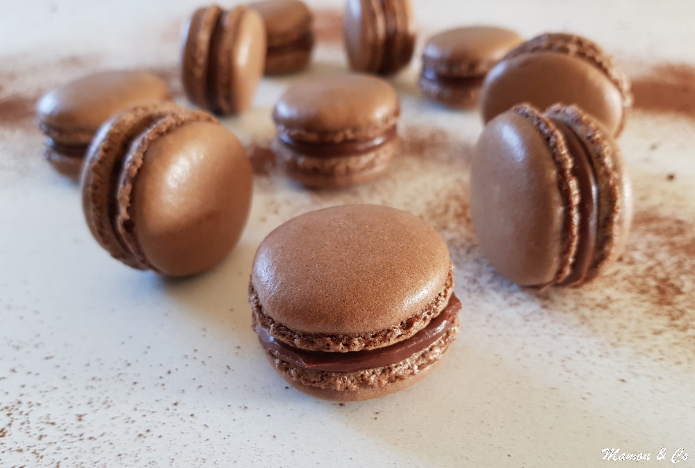 Macarons au chocolat