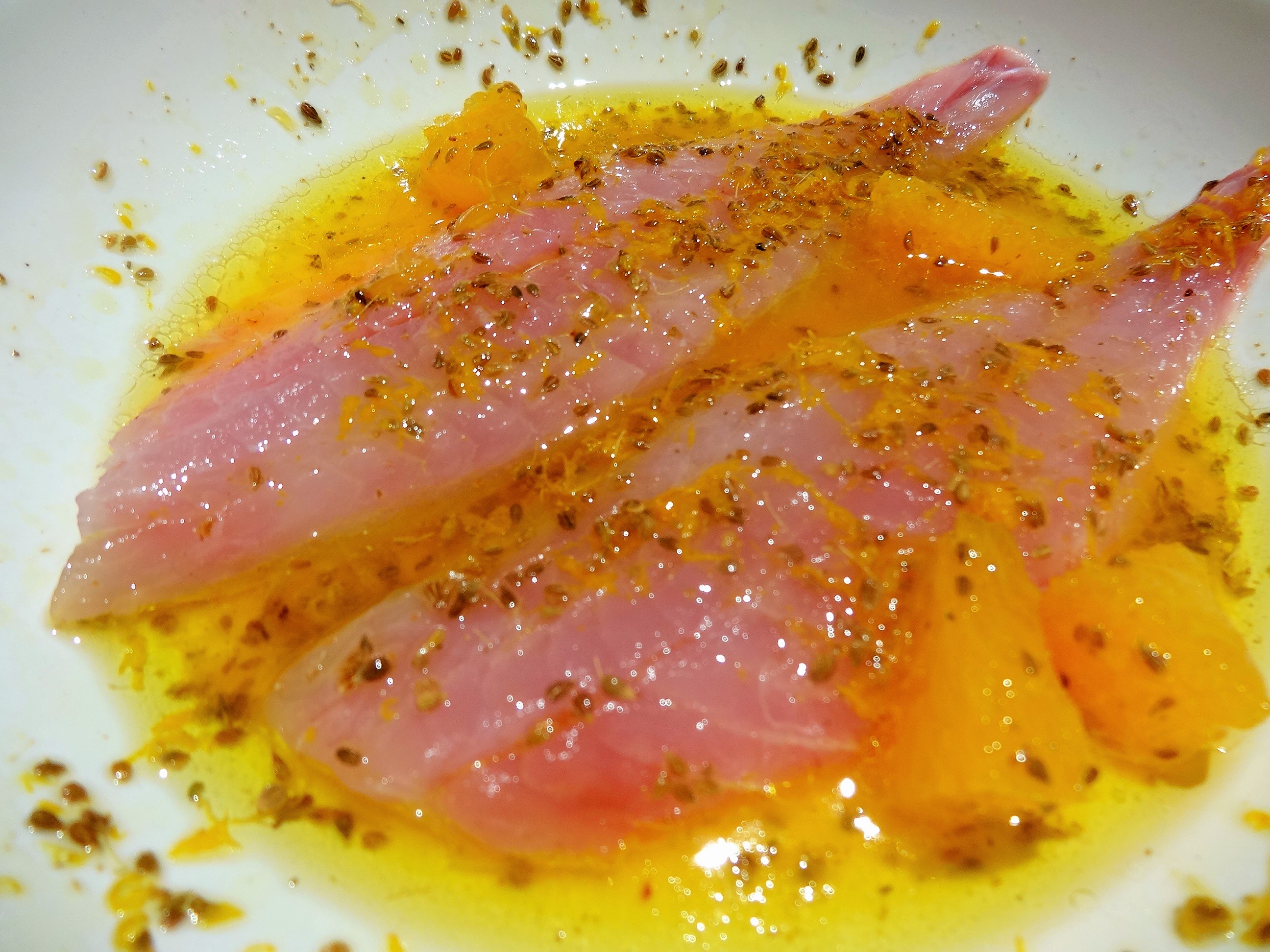Filet De Rouget à La Plancha Filets de rouget à la plancha marinade à l'anis et à l'orange -