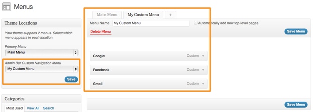 Wordpress admin bar/toolbar generator for developers. 8 Ways to Hack and Improve Your WordPress Toolbar - ManageWP