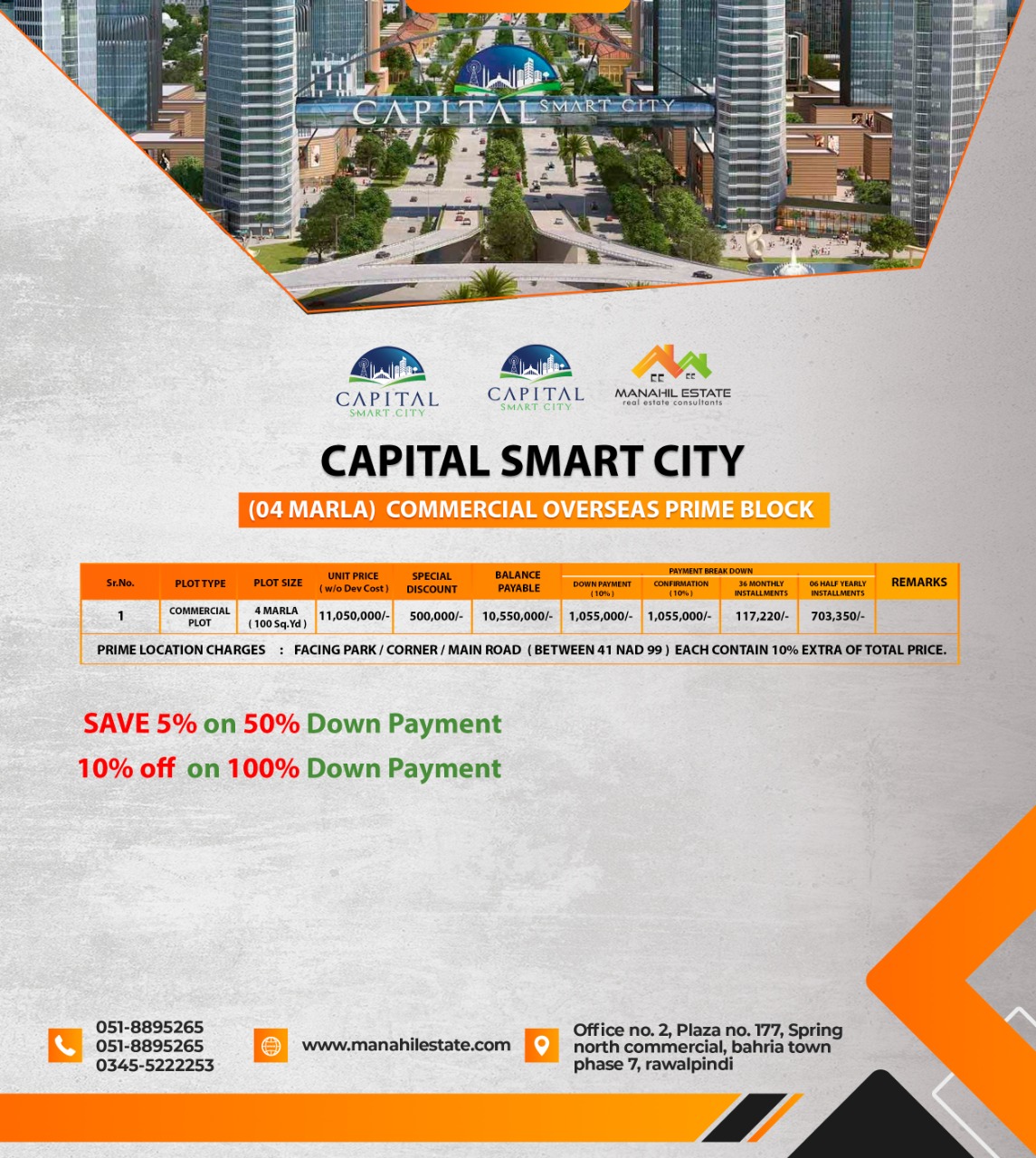 4 marla overseas prime payment plan