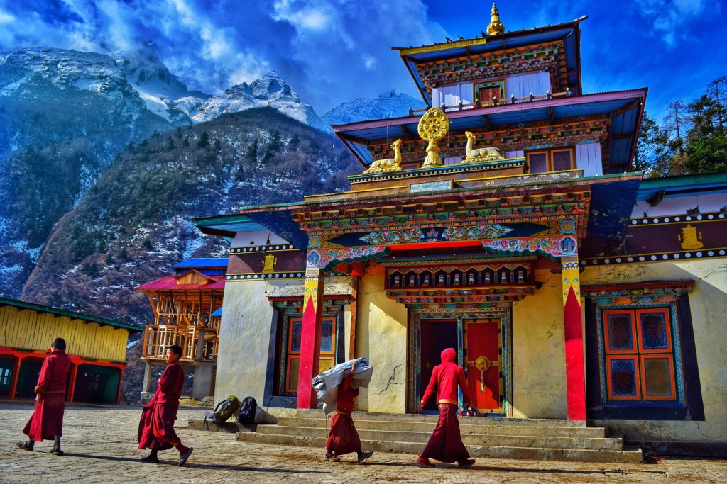 monastery in Manaslu region