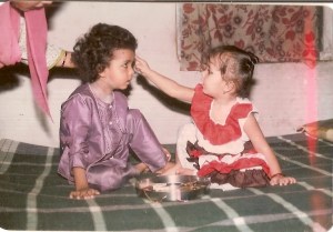 Bitti and Me thirty years ago