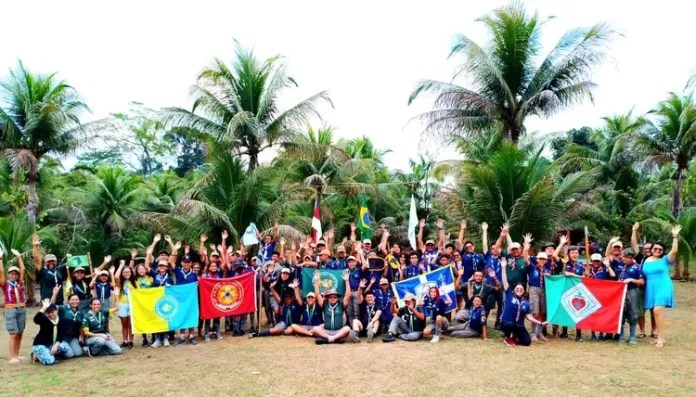 Acampamento de escoteiros reúne mais de 80 adolescente no Amazonas