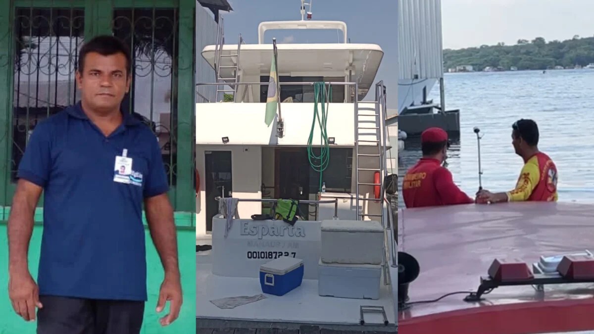 Homem é contratado para trabalhar em iate e desaparece no Rio Negro; veja vídeo